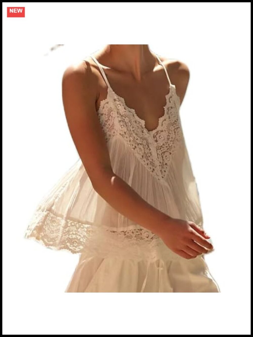 Sheer Lace Tie Front Tank Top Y2K Ruffle Cami Sleeveless Clubwear